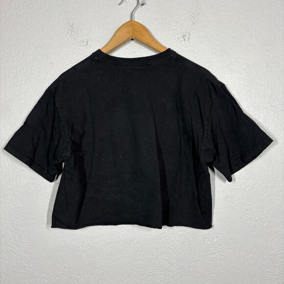 Selena Crop Graphic Tee Short Sleeve Merch Black - L - Picture 4 of 5